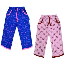 IndiWeaves Girls Pack of 2 Printed Pure Cotton Capris-image-40