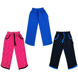 IndiWeaves Girls Pack Of 3 Printed Mid-Rise Relaxed-Fit Cotton Capris-picture-25
