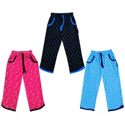 IndiWeaves Girls Pack of 3 Mid-Rise Cotton Printed Capris-picture-39