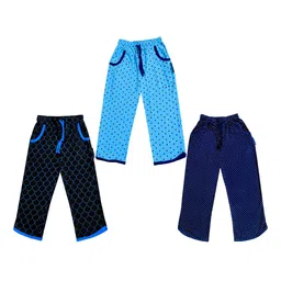 IndiWeaves Girls Pack of 3 Mid-Rise Cotton Printed Capris-picture-30