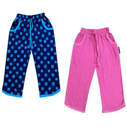 IndiWeaves Girls Pack of 2 Mid-Rise Cotton Printed Capris-picture-58