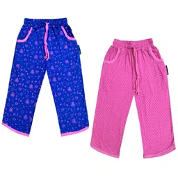 IndiWeaves Girls Pack of 2 Mid-Rise Cotton Printed Capris-picture-28