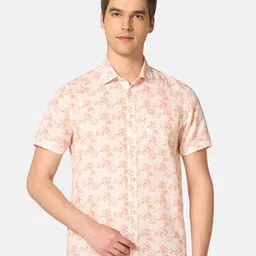 Blackberrys Floral Printed India Slim Fit Pure Cotton Casual Shirt-picture-21