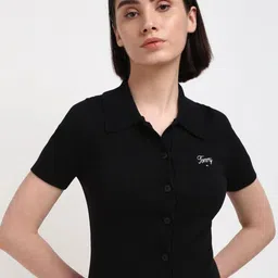 Tommy Hilfiger Women Ribbed with Embroidered Detail-image-1