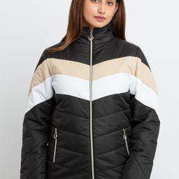 Status Quo Women Black Colourblocked Padded Jacket-picture-23