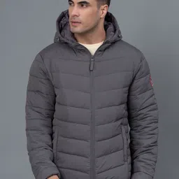 Red Tape Solid Padded Jacket image 1