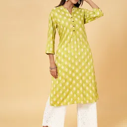 RANGMANCH BY PANTALOONS Geometric Printed Straight Kurta-picture-40