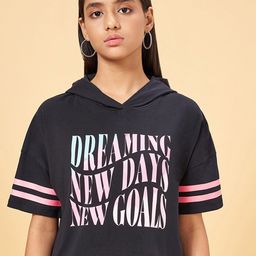 Coolsters by Pantaloons Girls Typography Printed Hooded T-Shirt-picture-18