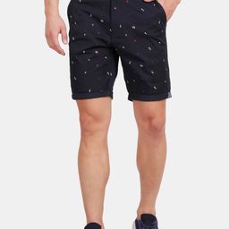 t-base Men Conversational Printed Mid-Rise Shorts-picture-12