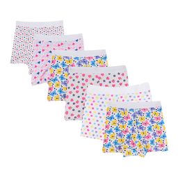 bodycare kids Bodycare Girls Pack Of 6 Conversational Printed Shorts-picture-28