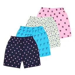 MIST N FOGG Kids Pack Of 4 Printed Cotton Shorts-picture-29