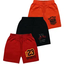 MIST N FOGG Kids Pack Of 3 Printed Cotton Shorts-picture-47