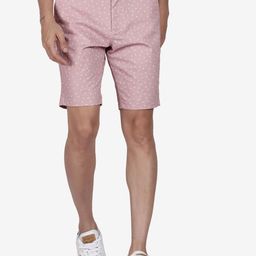 t-base Men Mid-Rise Printed Cotton Chino Shorts-picture-48