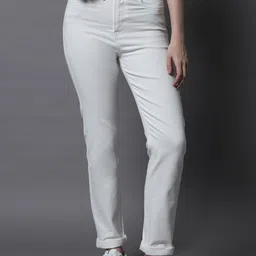 High Star Women Straight Fit High-Rise Clean Look Stretchable Jeans-picture-27