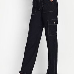 Next One Women Smart Wide Leg High-Rise Clean Look Stretchable Jeans-picture-5