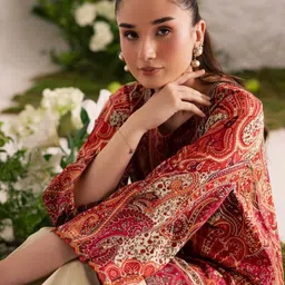 Modestouze Attires Printed Round Neck Tunic & Trousers Co-Ords image 2