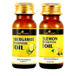 Park Daniel Set Of 2 100 % Pure & Natural Bergamot & Lemon Essential Oil- 30 ml Each image 1