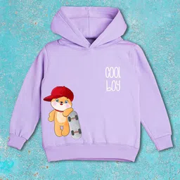 NUSYL Boys Printed Hooded Sweatshirt image 1