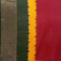 SSHAGUN LIFESTYLE Woven Design Zari Bandhani Saree image 2