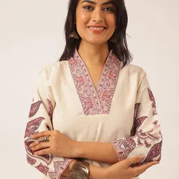 Vbuyz Printed V Neck Tunic With Palazzos Co-Ords image 2