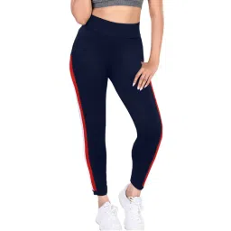 Dermawear Women's Activewear Workout Leggings - Blue-picture-13