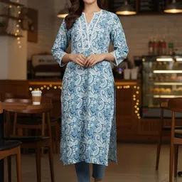 AADVIKA Women Paisley Printed Indie Florals Kurta-picture-17