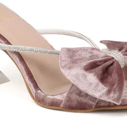 ALBELA Party High-Top Stiletto Sandals with Bows image 5