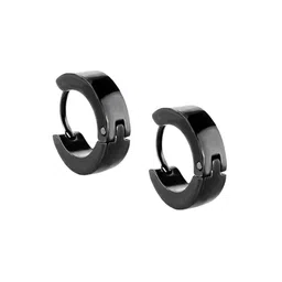 The Roadster Lifestyle Co MenStainless Steel Small Hoop Earrings image 4
