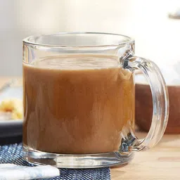 1219 Avenue Transparent Printed Glass Dishwasher and Microwave Safe Glossy Tea Mug 330 ml image 5