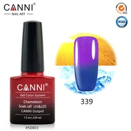 CANNI Chameleon Soak Off UV & LED Nail Polish - 7.3 ml - TG-339 image 2