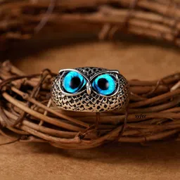 Teeragaj Owl Adjustable Finger Ring image 2