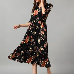 Raiyani Fashion Printed Crepe Anarkali Kurta image 3