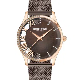 Kenneth Cole Women Brown Embellished Dial Bracelet Analogue WatchKCWLG2126104LD-image-56