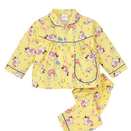 Babywish Kids Conversational Printed Pure Cotton Night Suit BUSSCTFS-22141-picture-38