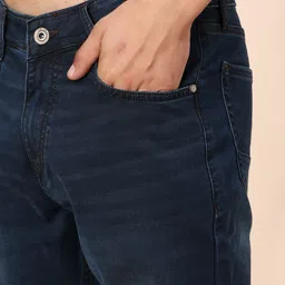 V-Mart Men Regular Fit Low-Rise Light Fade Stretchable Jeans image 4