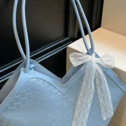 StyleCast x Revolte Oversized Bucket Tote Bag With Tasselled image 2