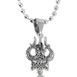 Utkarsh Silver-Plated Contemporary Pendants with Chains-picture-18