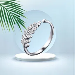 Teeragaj Stone-Studded Adjustable Finger Ring-image-13