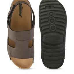 Roadster Men PU Velcro Closure Open Toe Comfort Sandals image 4