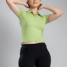 PYR8 Striped Crop Top image 5