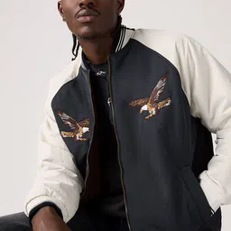 Levis Men Varsity Jacket with Embroidered image 2