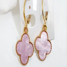 SAPRAA TRENDS Women Copper Floral Hoop Earrings-picture-25