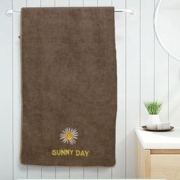 FABINALIV Brown & Yellow 1 Cotton 400 GSM Bath Towel-picture-29