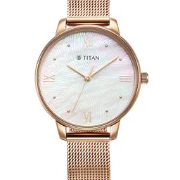 Titan Women Water Resistance Stainless Steel Analogue Watch 95238WM01-picture-21