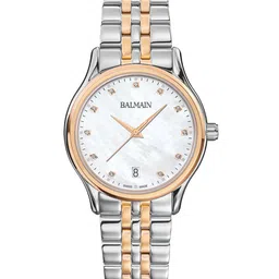 Balmain Women Brass Mother of Pearl Dial & Stainless Steel Bracelet Style Straps Analogue Watch B83583386-picture-36
