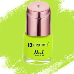krayons Crazy Gel Long Lasting Nail Enamel 8 ml - Neon Yellow 116-image-13