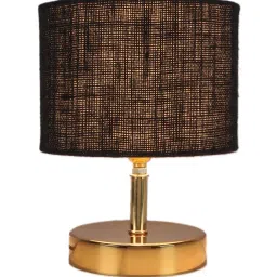 Devansh Metal table lamp with Black Jute Shade by New Era image 3