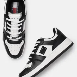 Tommy Hilfiger Men Colourblocked & Perforations Sneakers-picture-13