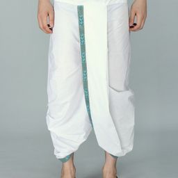 Exotic India Men Mid Rise Pure Cotton Ready to Wear Dhoti-picture-10