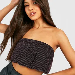 Boohoo Striped Tube Crop Top-picture-24